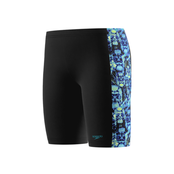 Speedo PRINT PANEL JAMMER BLA/GRN