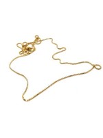 Vintage & Occasion Occasion gouden venetiaanse ketting 45cm 0,8mm