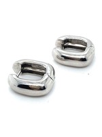 Vintage & Occasion Occasion 14 k witgouden design creolen