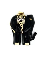 Vintage & Occasion Occasion olifant hanger van onyx groot