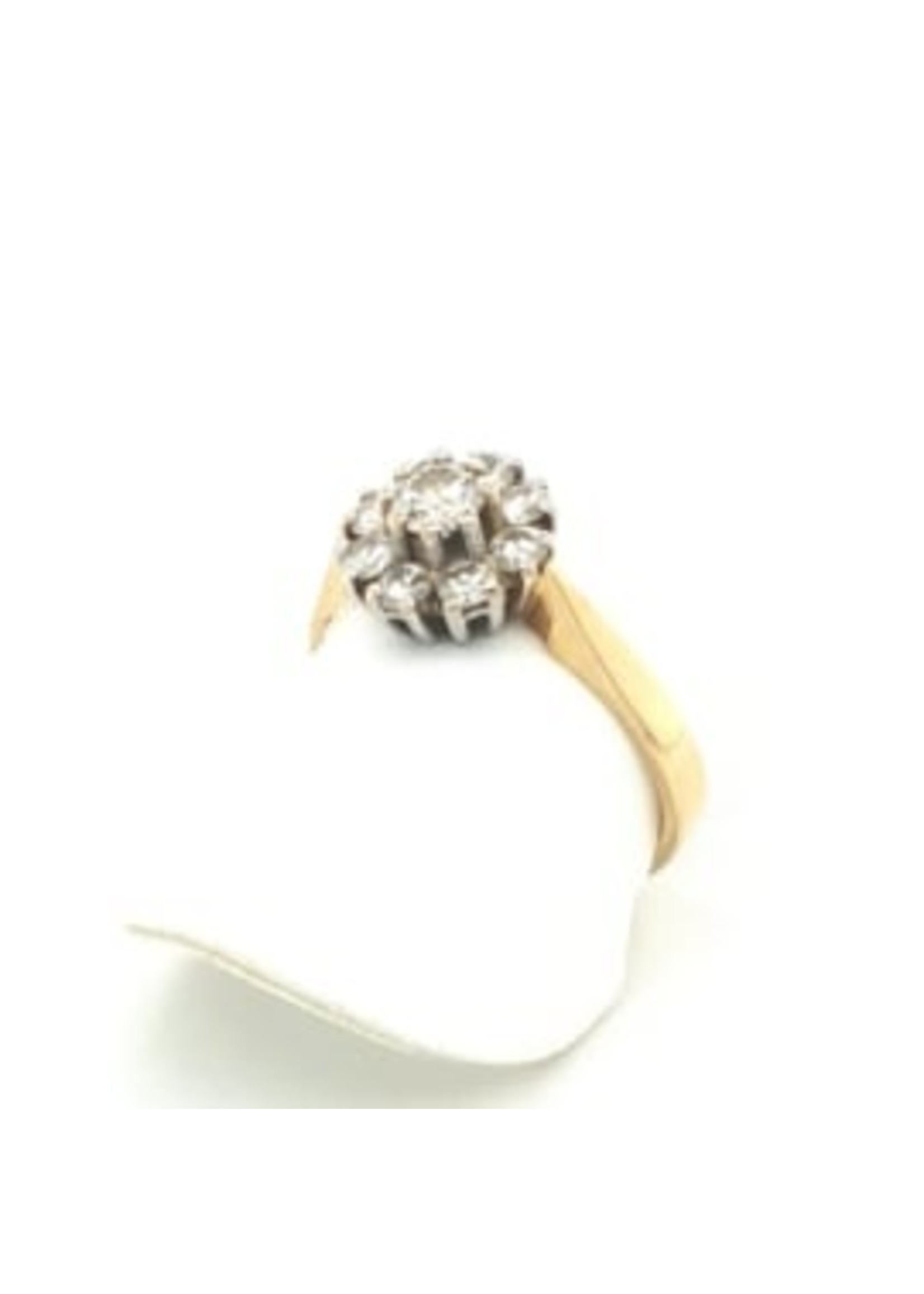 Vintage & Occasion Occasion entouragering met diamant 0.57ct VSI F