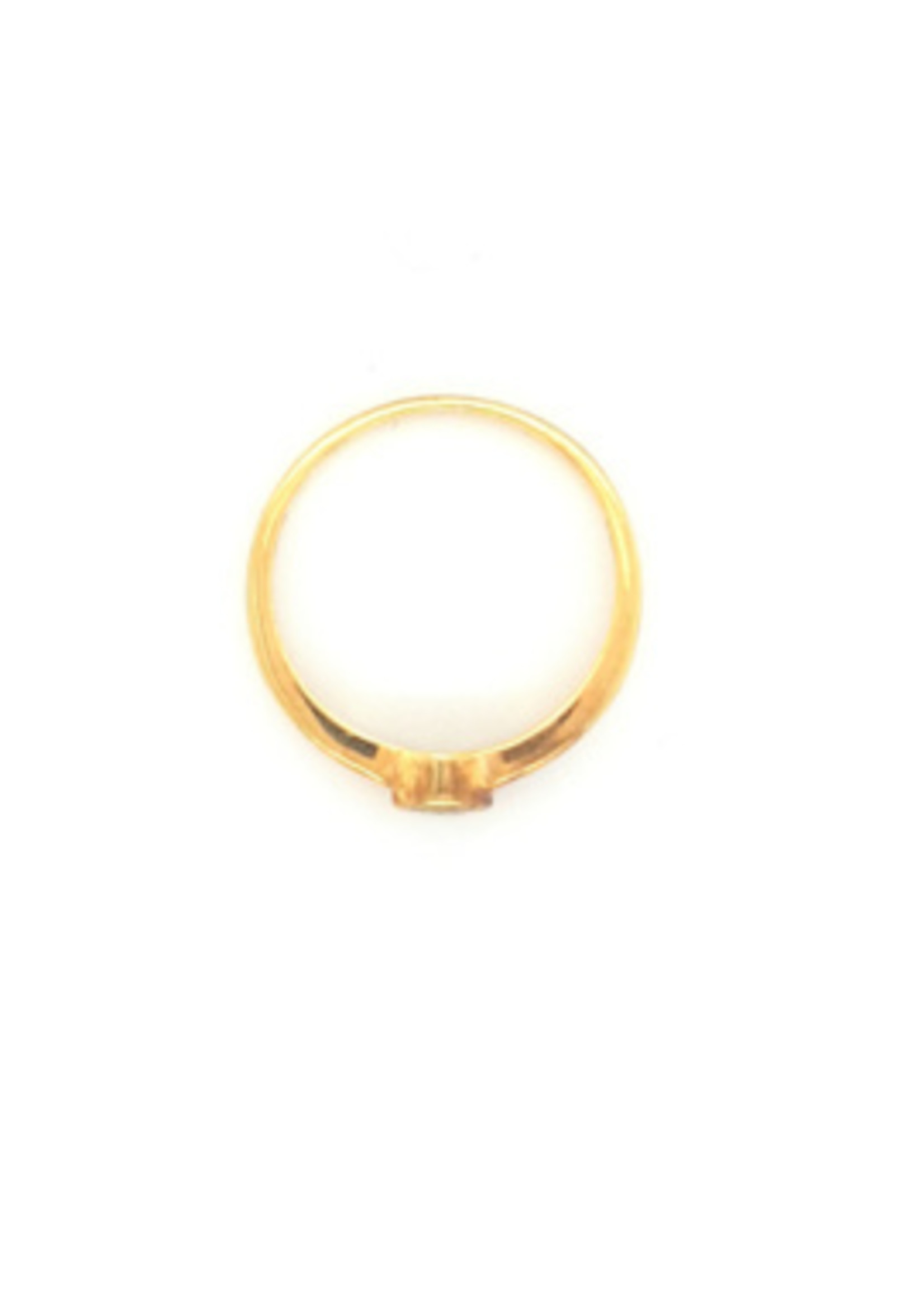 Vintage & Occasion Occasion gouden ring met 9 diamantjes 0.31ct, SI - F