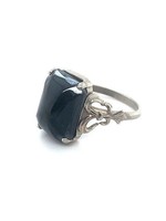 Vintage & Occasion Occasion zilveren ring met onyx