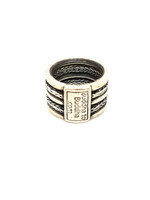 Vintage & Occasion Occasion zilveren Buddha to Buddha ring model 'Ellen'