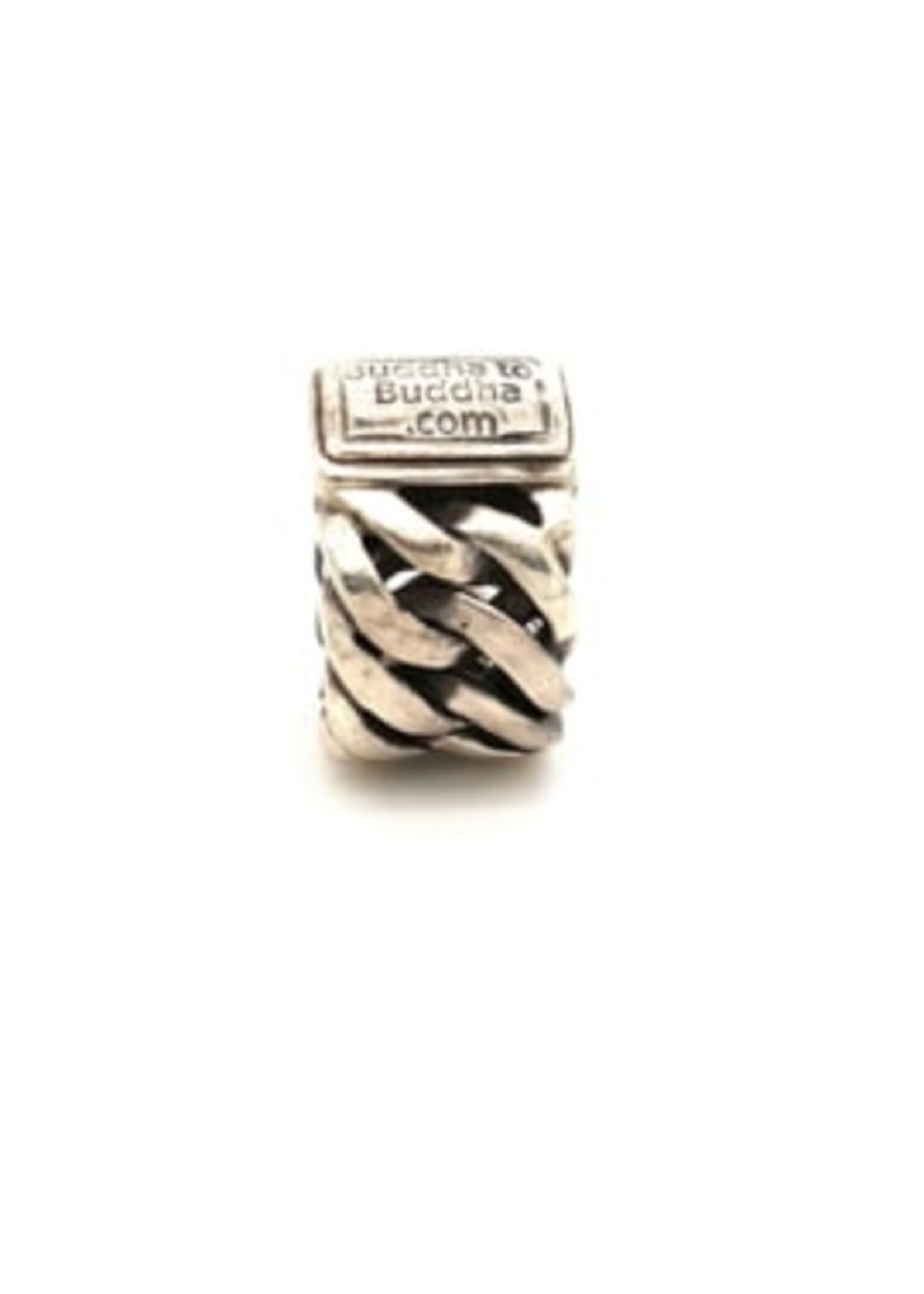 Vintage & Occasion Occasion zilveren Buddha to Buddha ring, model 'Chain'