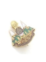 Vintage & Occasion Occasion doublé broche Indiase afbeelding