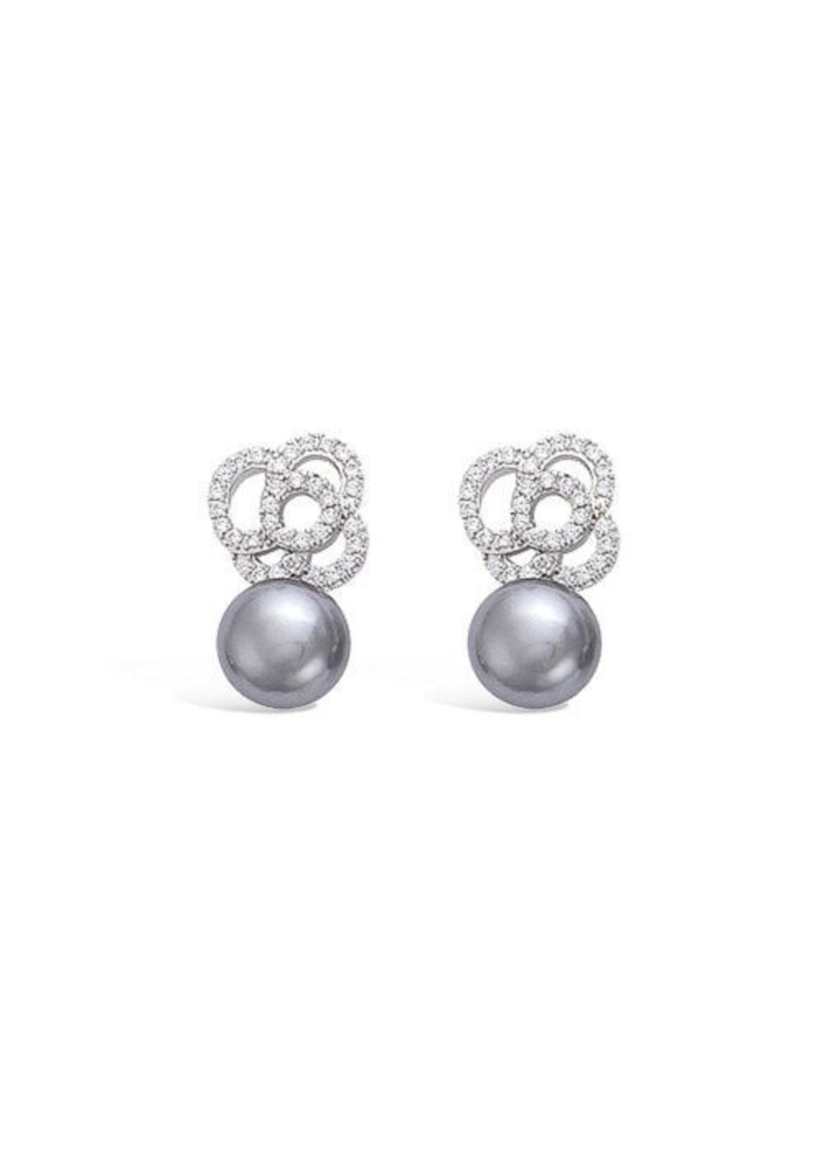 Cataleya jewels Cataleya Jewels AG925 Camelia Zilveren Oorbellen