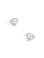 Cataleya jewels Cataleya Jewels AG925 Diamant Zilveren Oorbellen