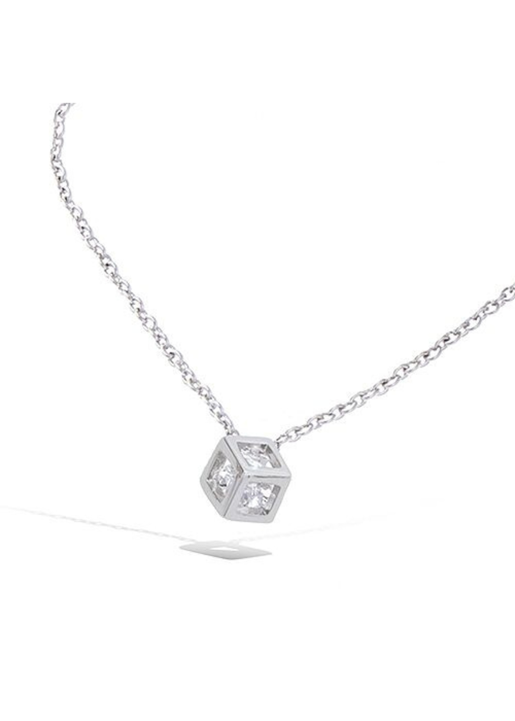 Cataleya jewels Cataleya Jewels AG925 Cubic Zilveren Ketting 44cm