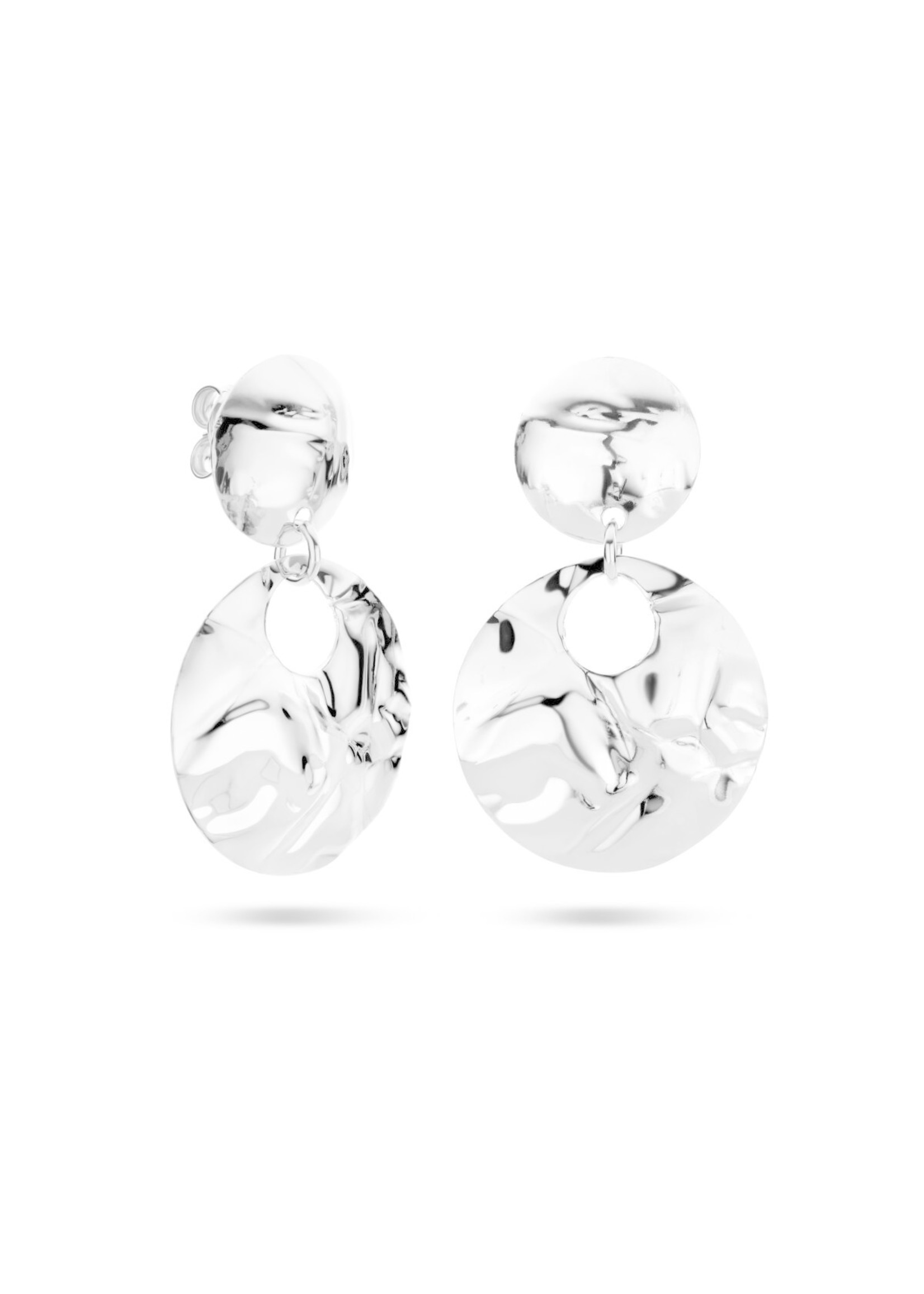 Cataleya jewels Cataleya Jewels Oorhangers Rondjes Zilver