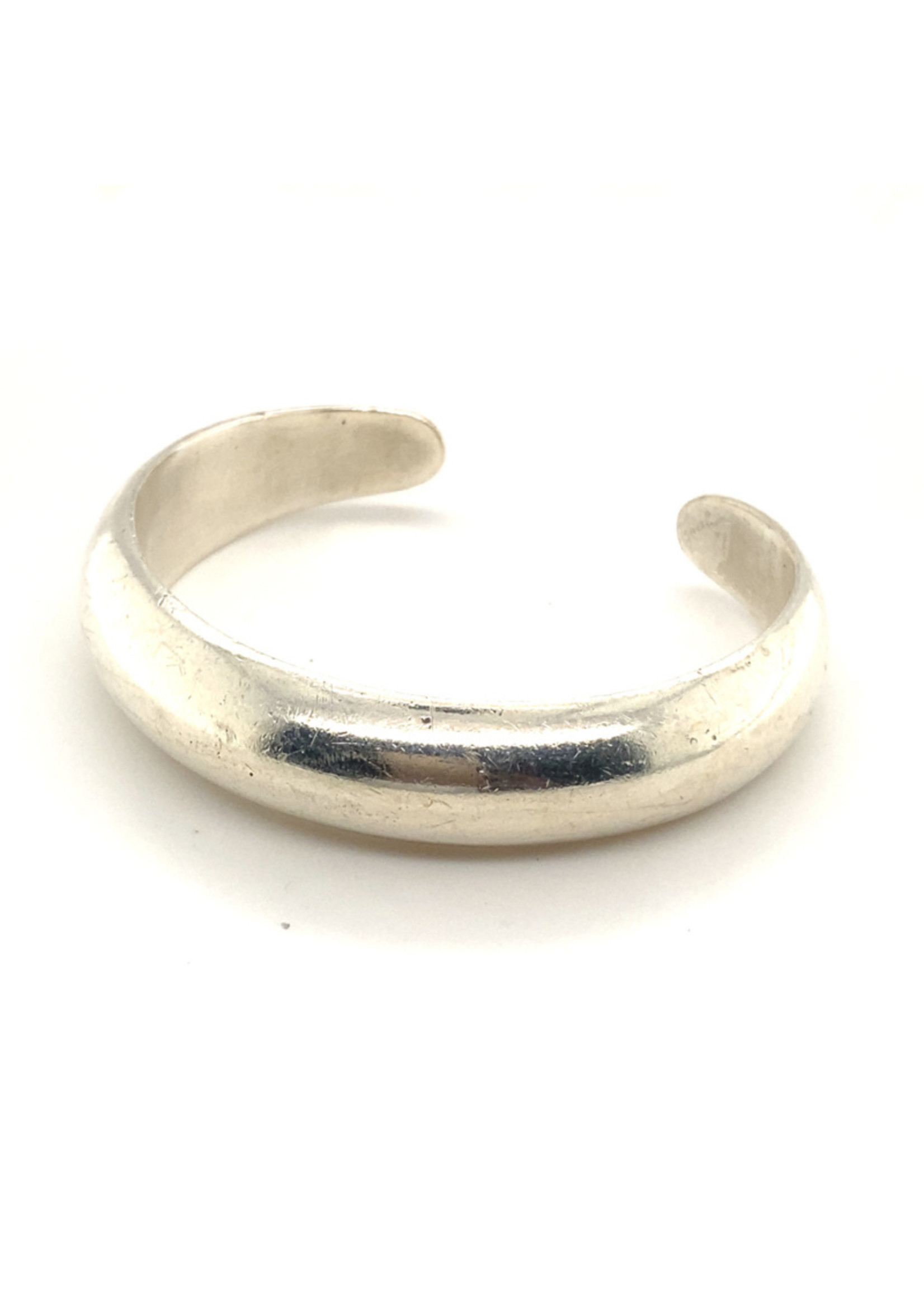 Vintage & Occasion Occasion zilveren gladde bangle