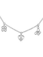 Cataleya jewels The Jewelry Collection Ketting - Bedels - Zirkonia Assortiment - 36+2cm - Zilver