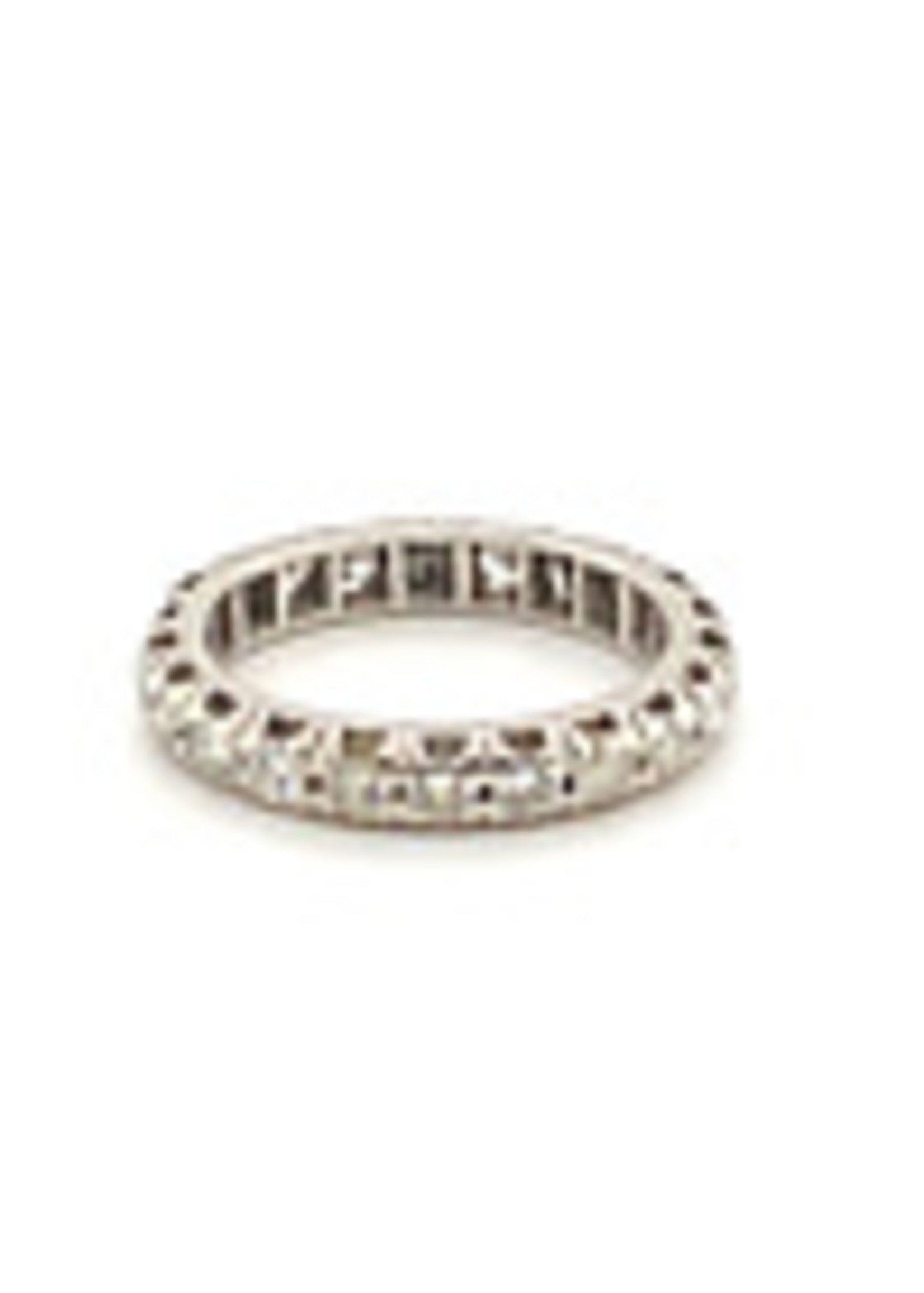 Vintage & Occasion Occasion witgouden alliance ring met diamant 1.10ct VSI-F