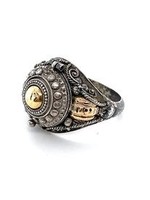 Vintage & Occasion Occasion zilver gouden ring