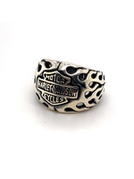 Vintage & Occasion Zilveren Harley Davidson ring