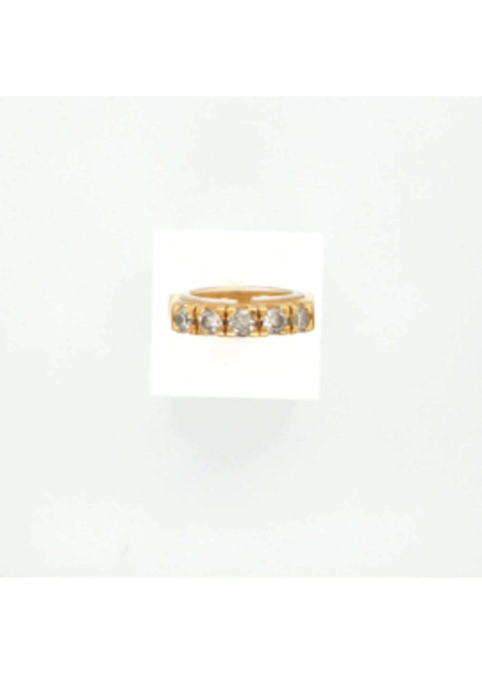 Vintage & Occasion Vintage &Occasion gouden ring met 5 diamanten, 0.75ct totaal VVS/H