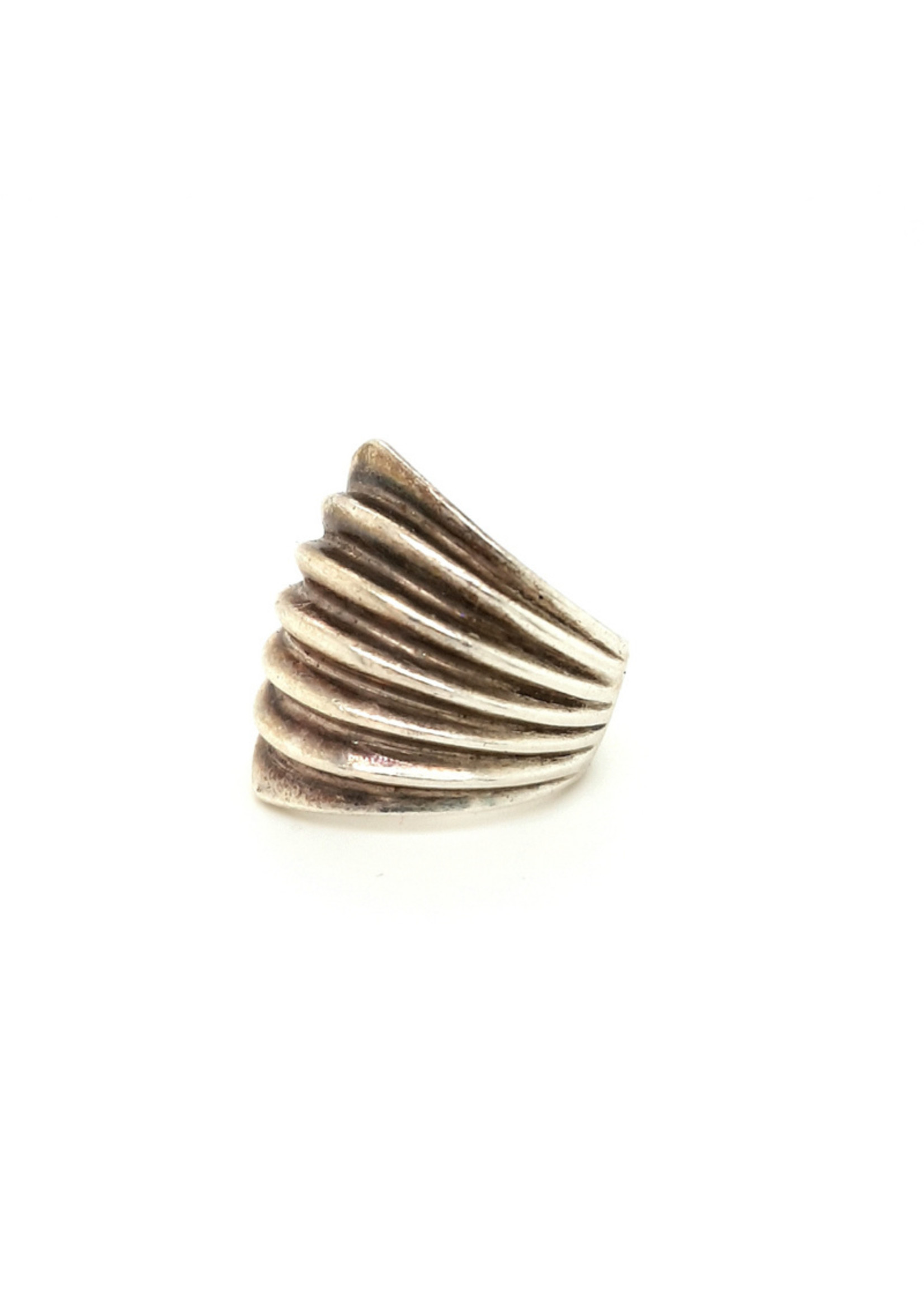 Vintage & Occasion Occasion ring met ribbels