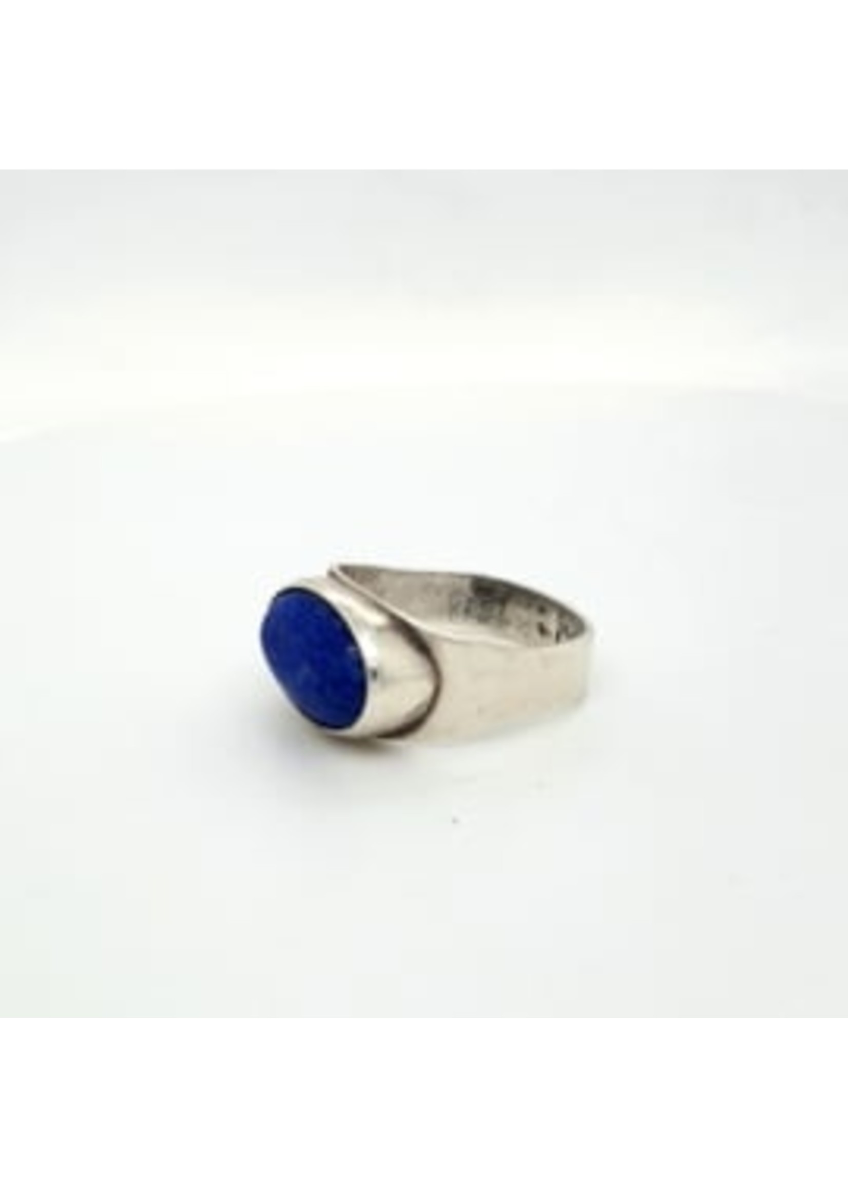 Vintage & Occasion Occassion ring met lapis lazuli edelsteen.