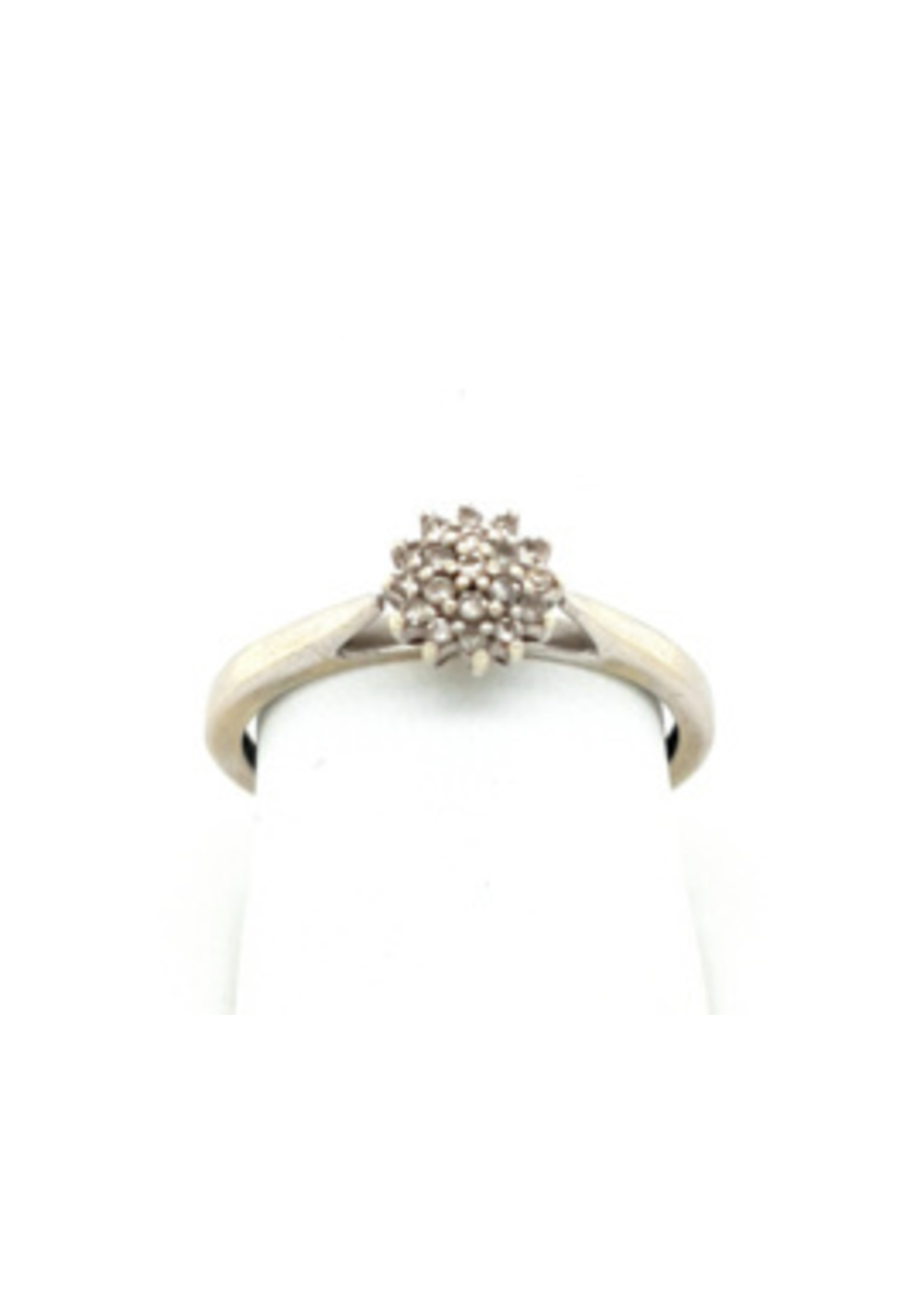 Vintage & Occasion Occasion entouragering met diamant 0.19ct SI J