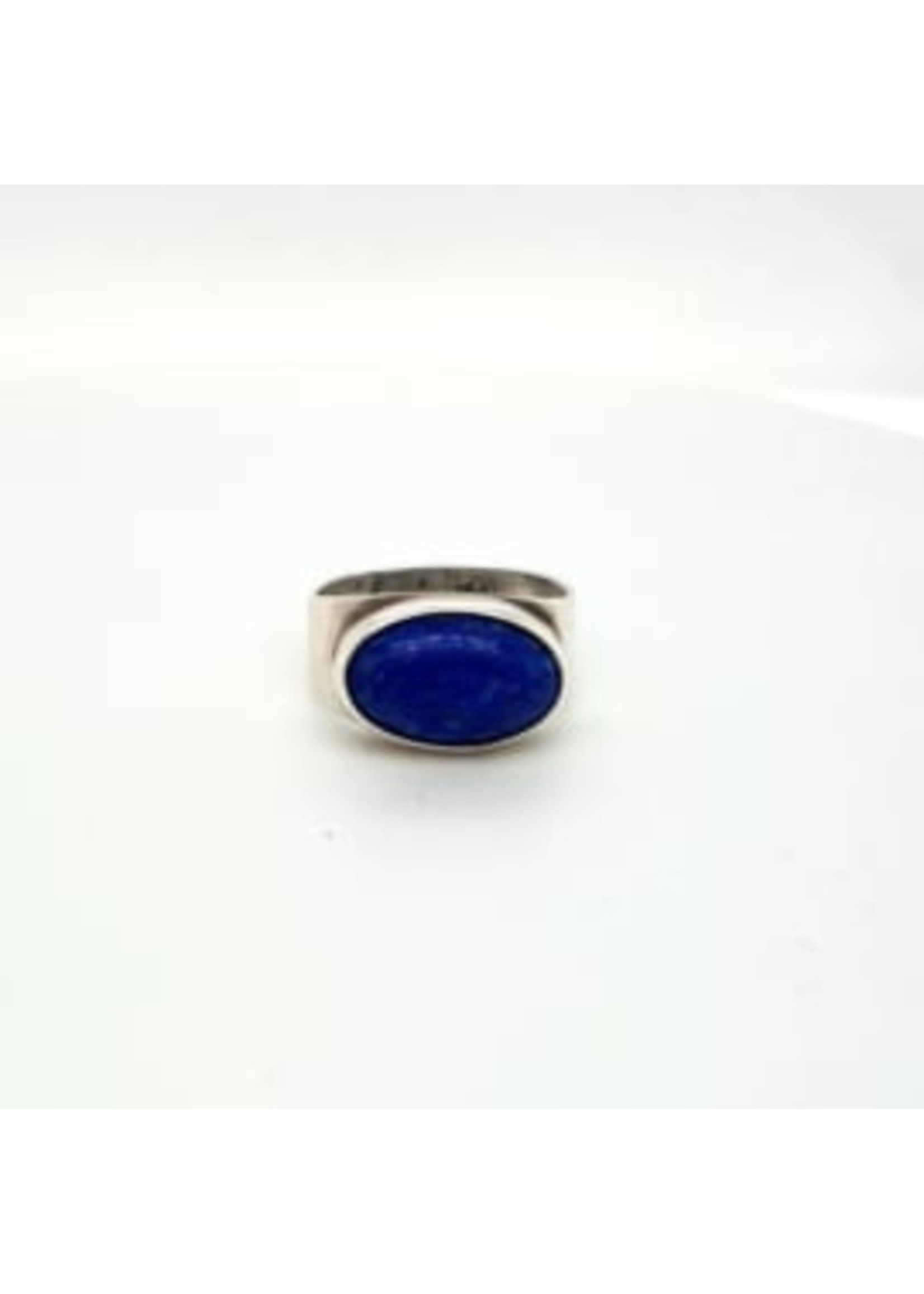 Vintage & Occasion Occassion ring met lapis lazuli edelsteen.