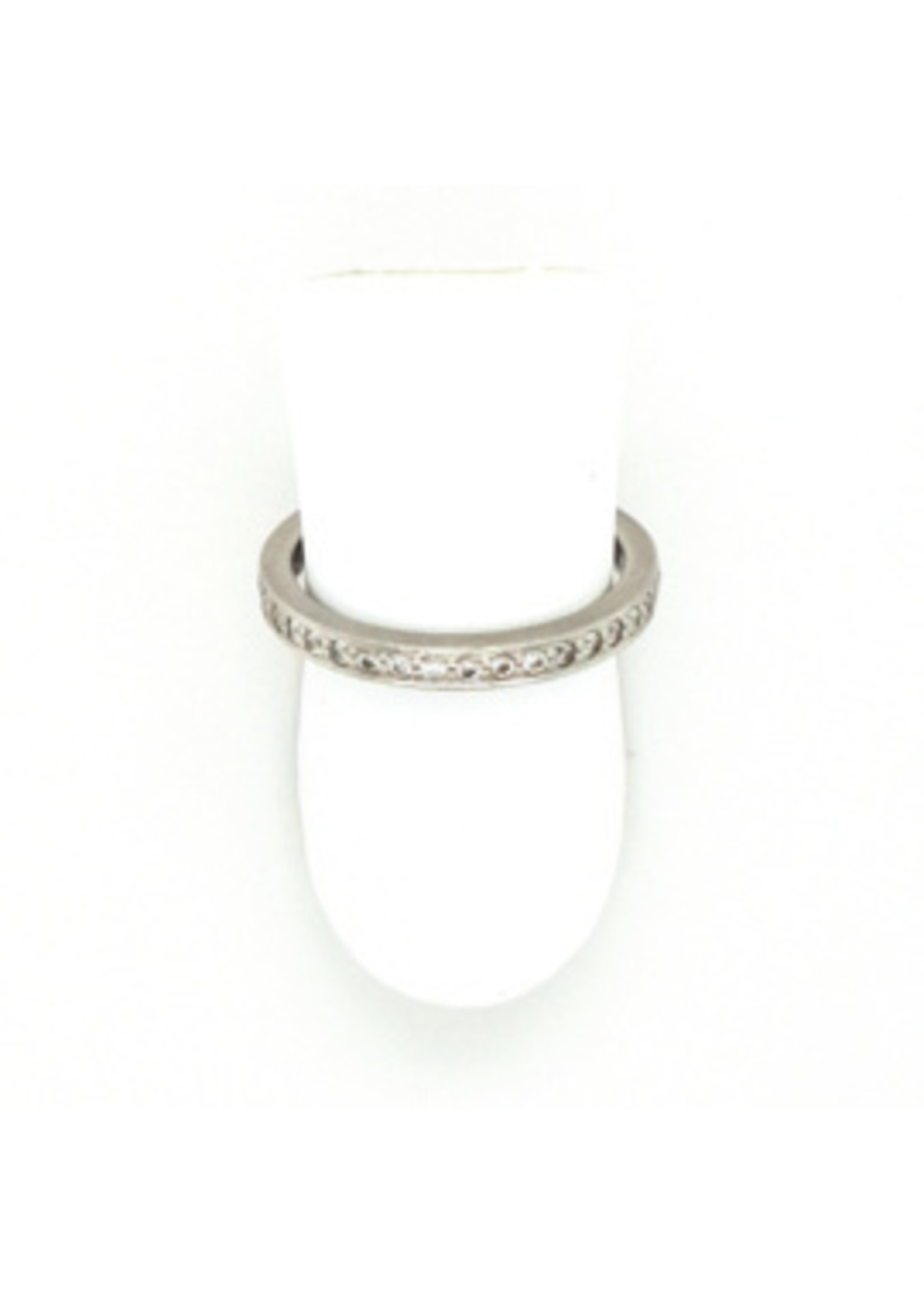 Vintage & Occasion Occasion Tiffany & Co platina rij ring met 0.30ct diamant