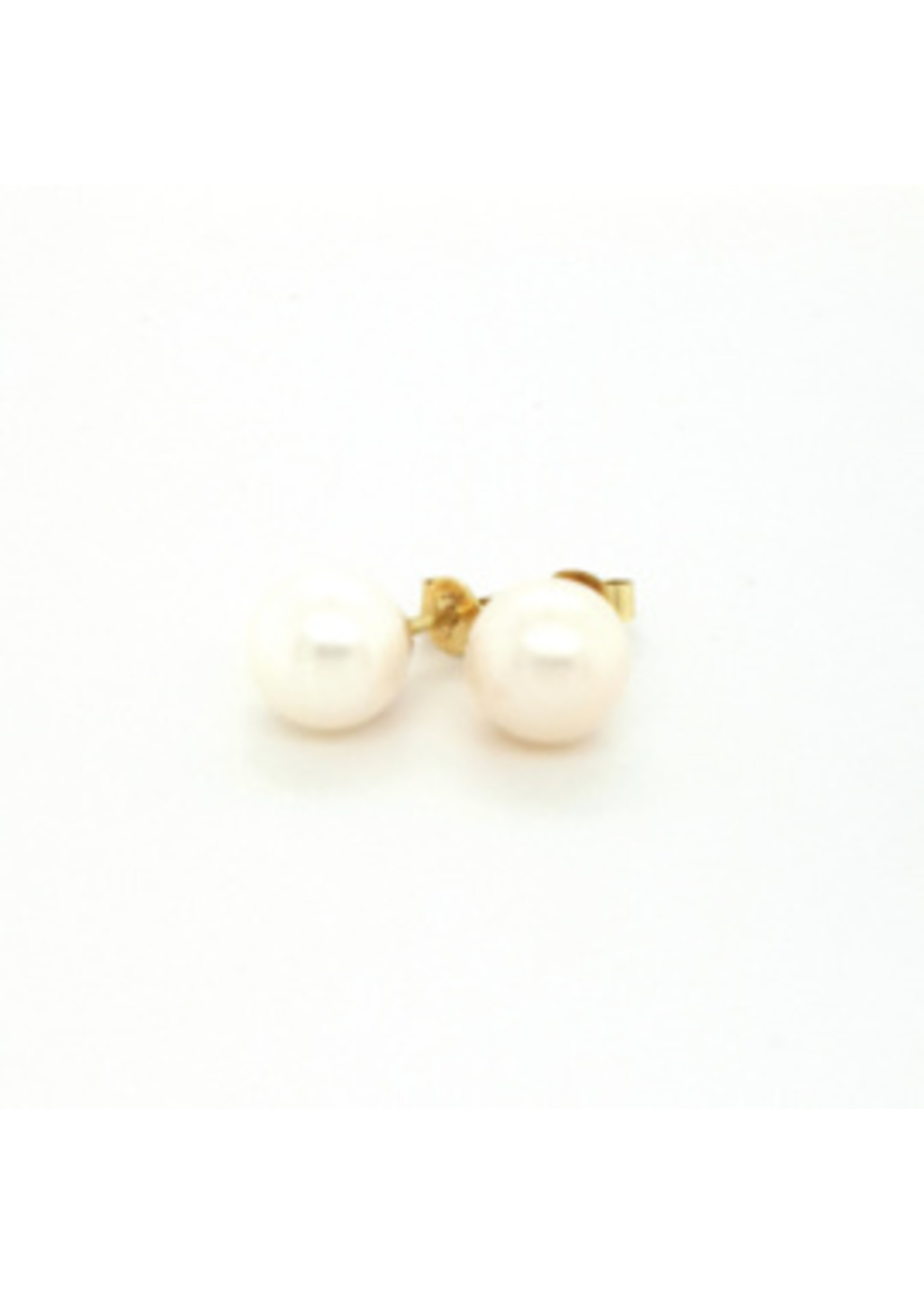 Vintage & Occasion Occasion oorknoppen met parel 8mm