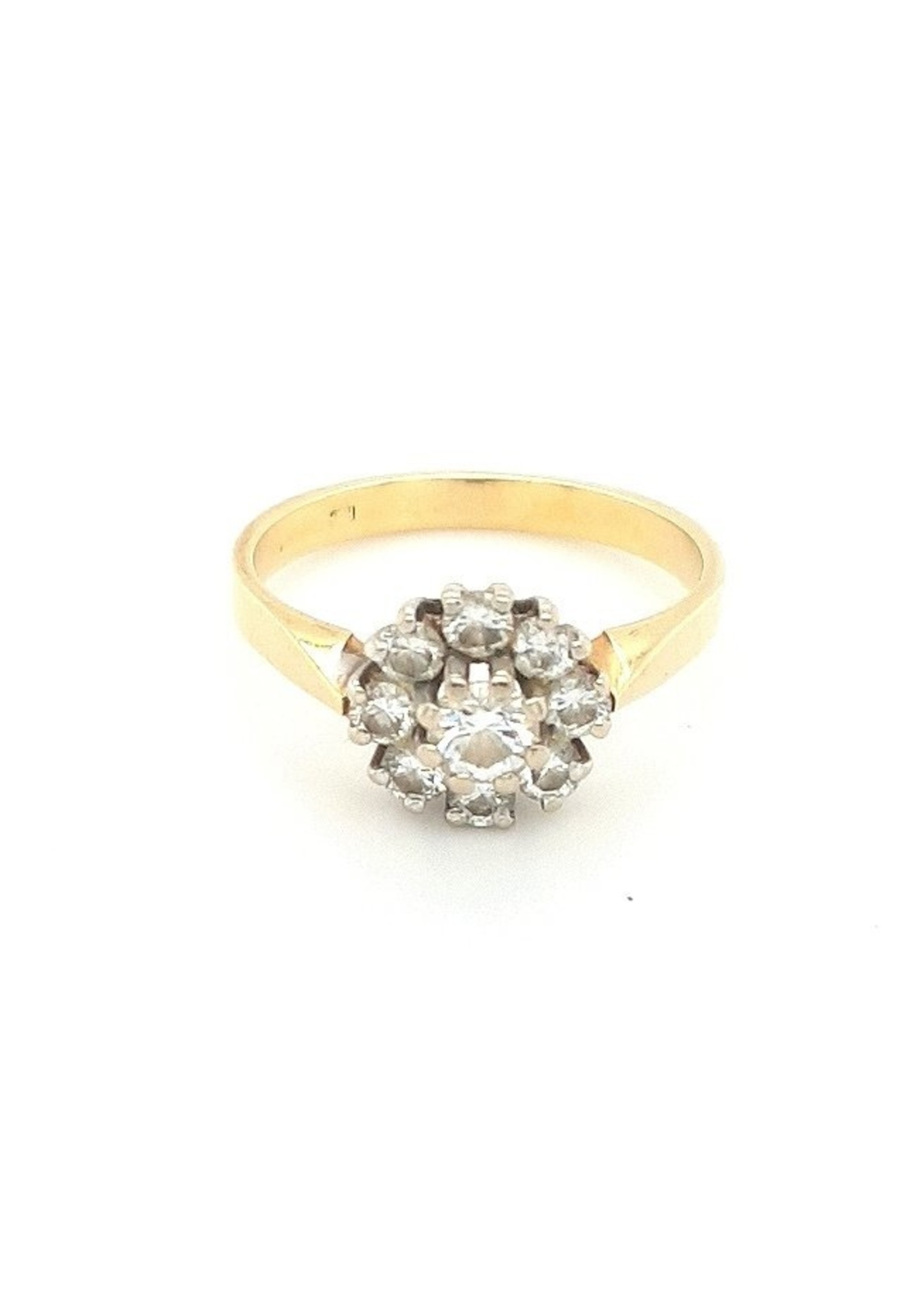 Vintage & Occasion Occasion entouragering met diamant 0.57ct VSI F