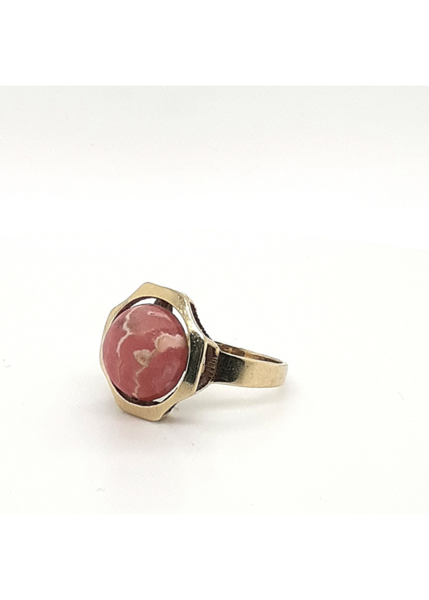 Vintage & Occasion Occasion ring met roze edelsteen Rhodochrosiet