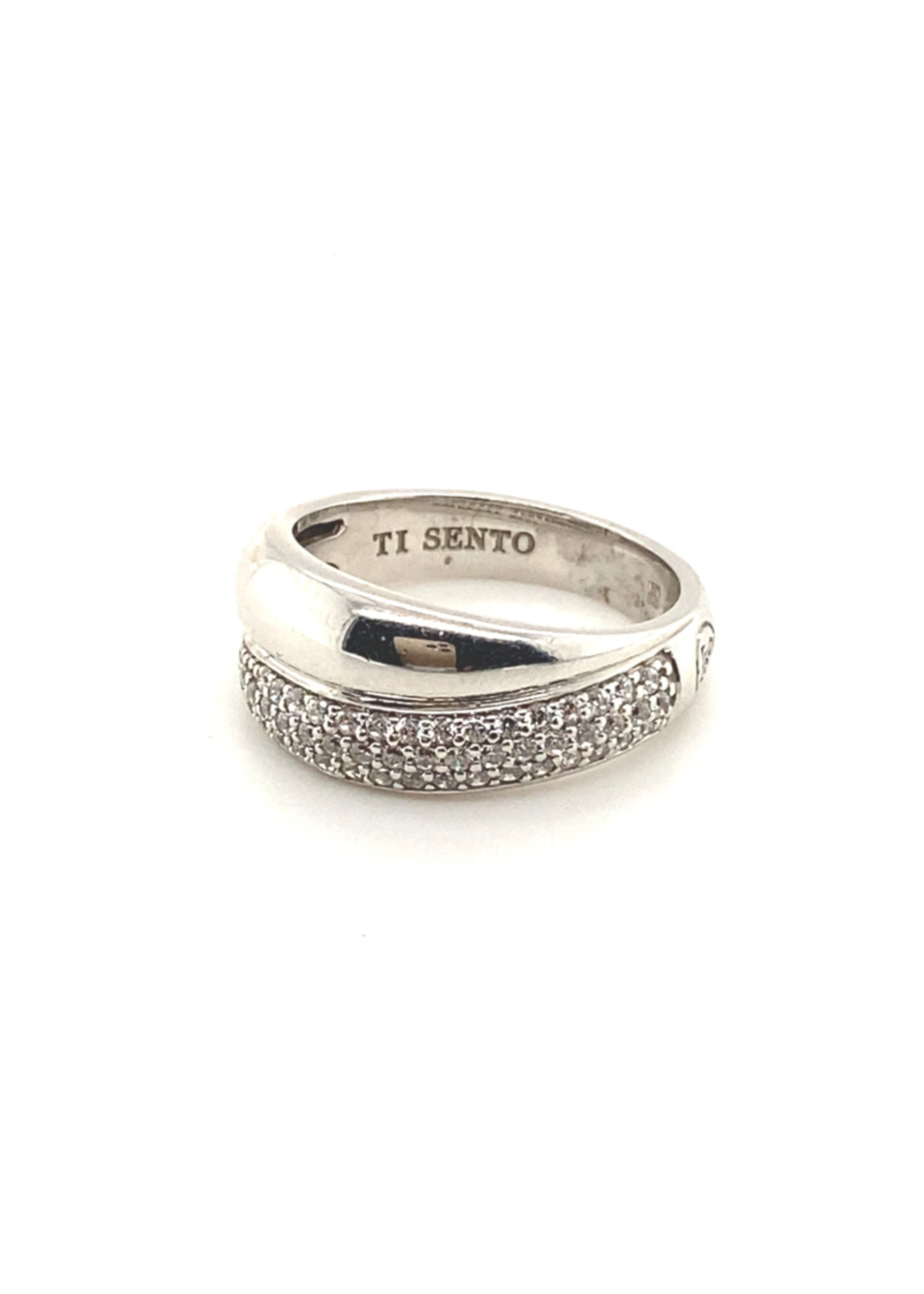 Vintage & Occasion Occasion Ti Sento - Milano zilveren ring