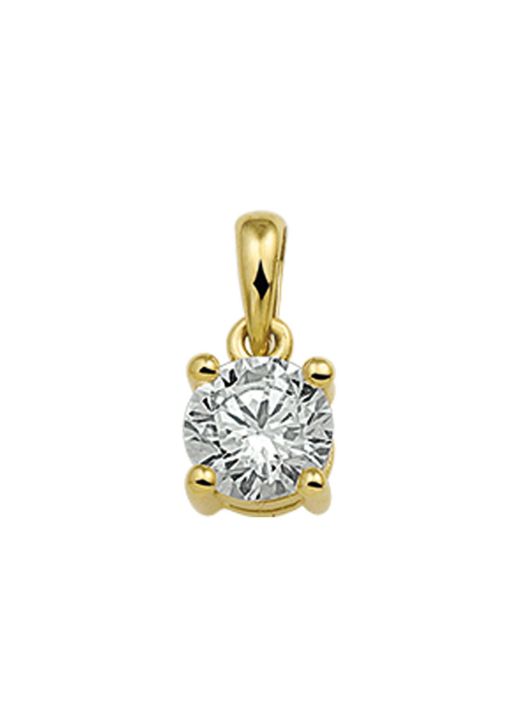 Cataleya jewels Cataleya Jewels Hanger Zirkonia Goud 6mm