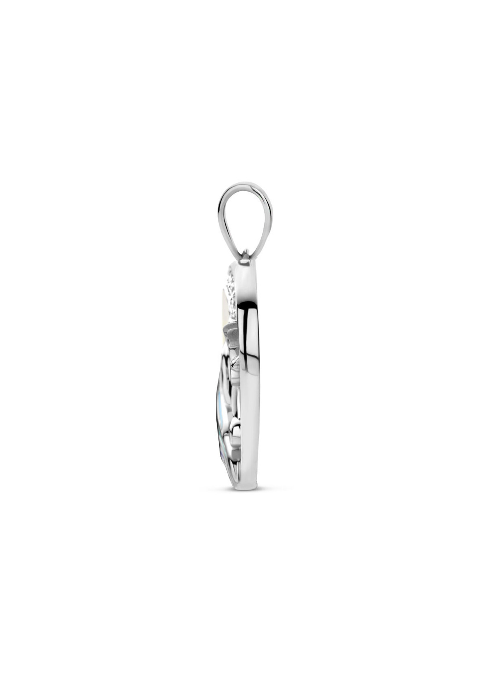 Cataleya jewels Cataleya Jewels Hanger Hart Eenhoorn En Zirkonia Zilver