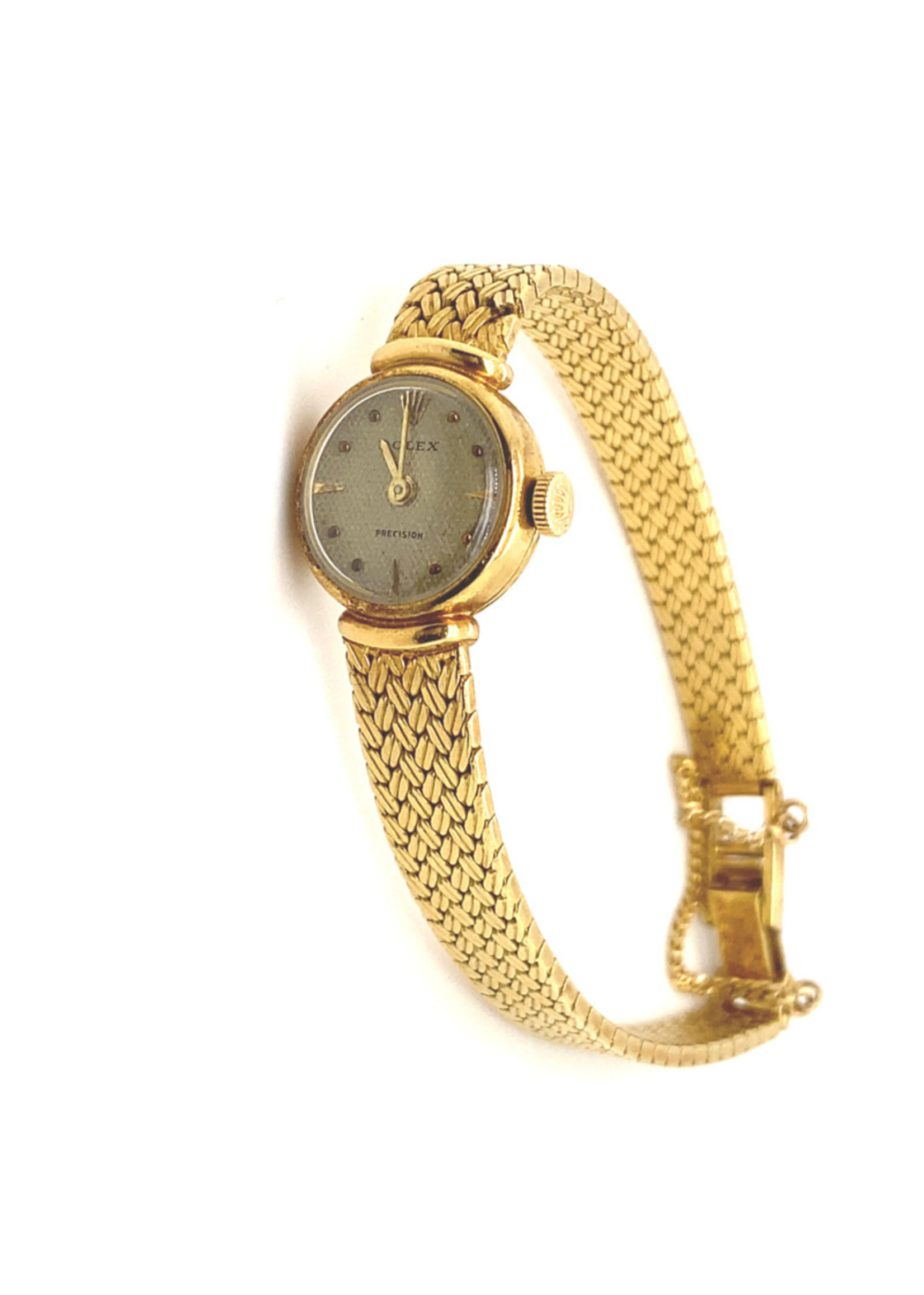 Vintage & Occasion Vintage geelgouden Rolex damespolshorloge