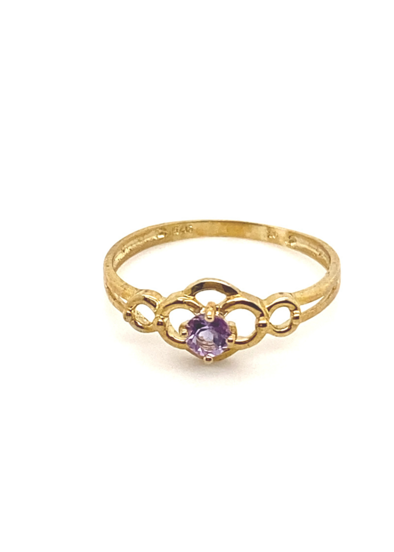 Vintage & Occasion Occasion ring met amethist edelsteen