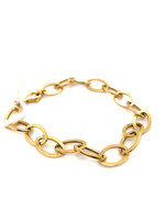 Vintage & Occasion Vintage & Occasion gouden schakelarmband van ovale schakels