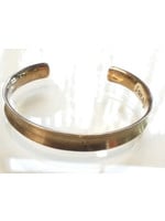 Vintage & Occasion Occasion zilveren gladde matte bangle