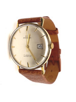 Vintage & Occasion Occasion Chrono incabloc 14 karaat gouden heren polshorloge