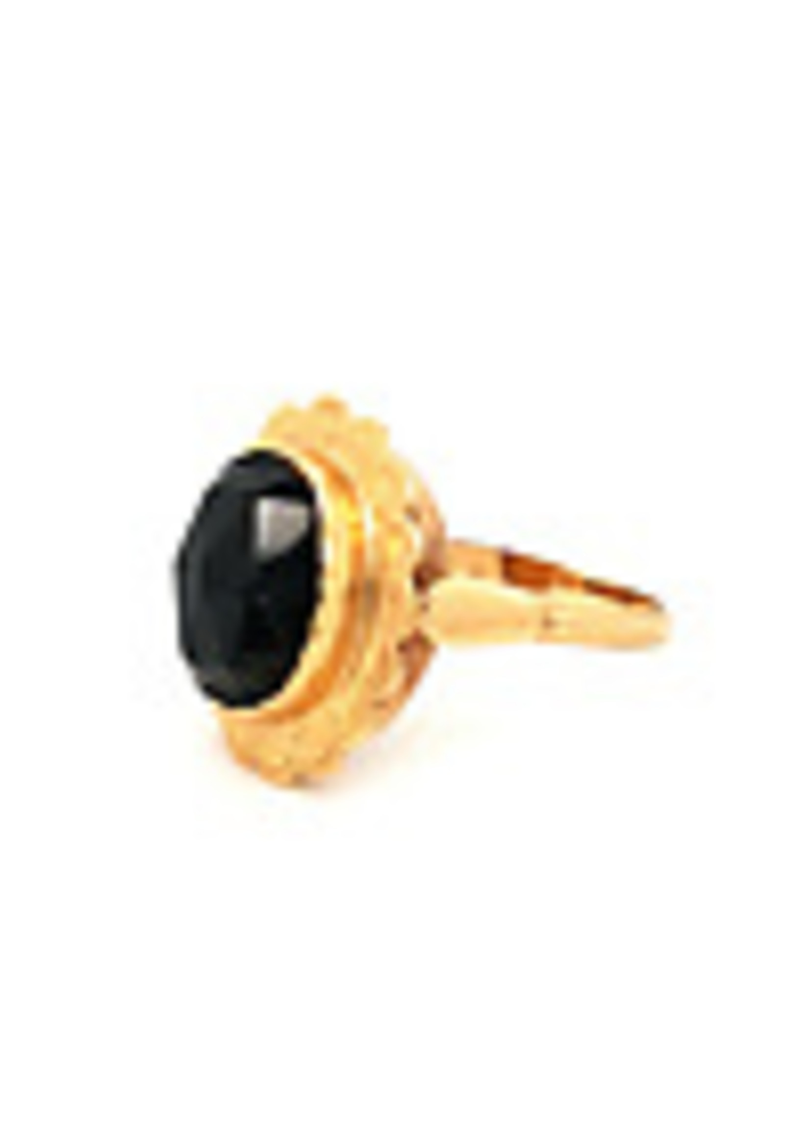Vintage & Occasion Vintage & Occasion gouden ring met granaat edelsteen - maat 20