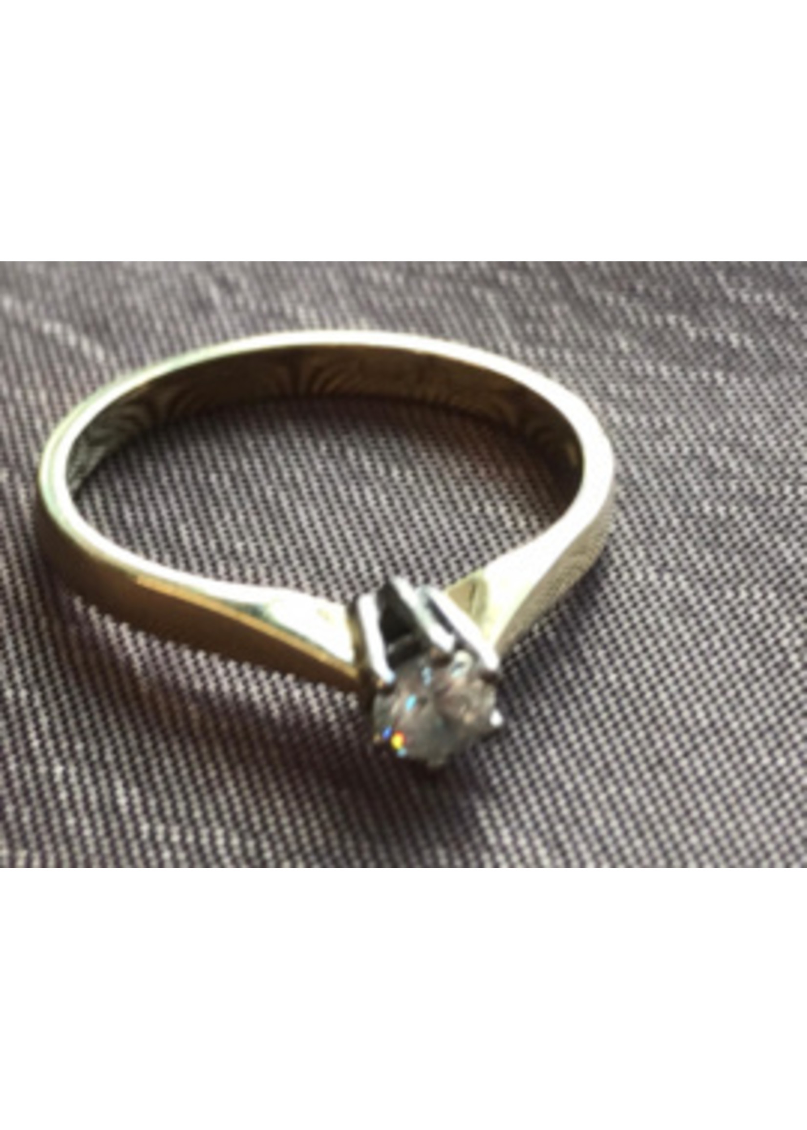 Vintage & Occasion occasion gouden ring met zirkonia