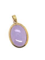 Vintage & Occasion Occasion 14k  gouden hanger met amethist