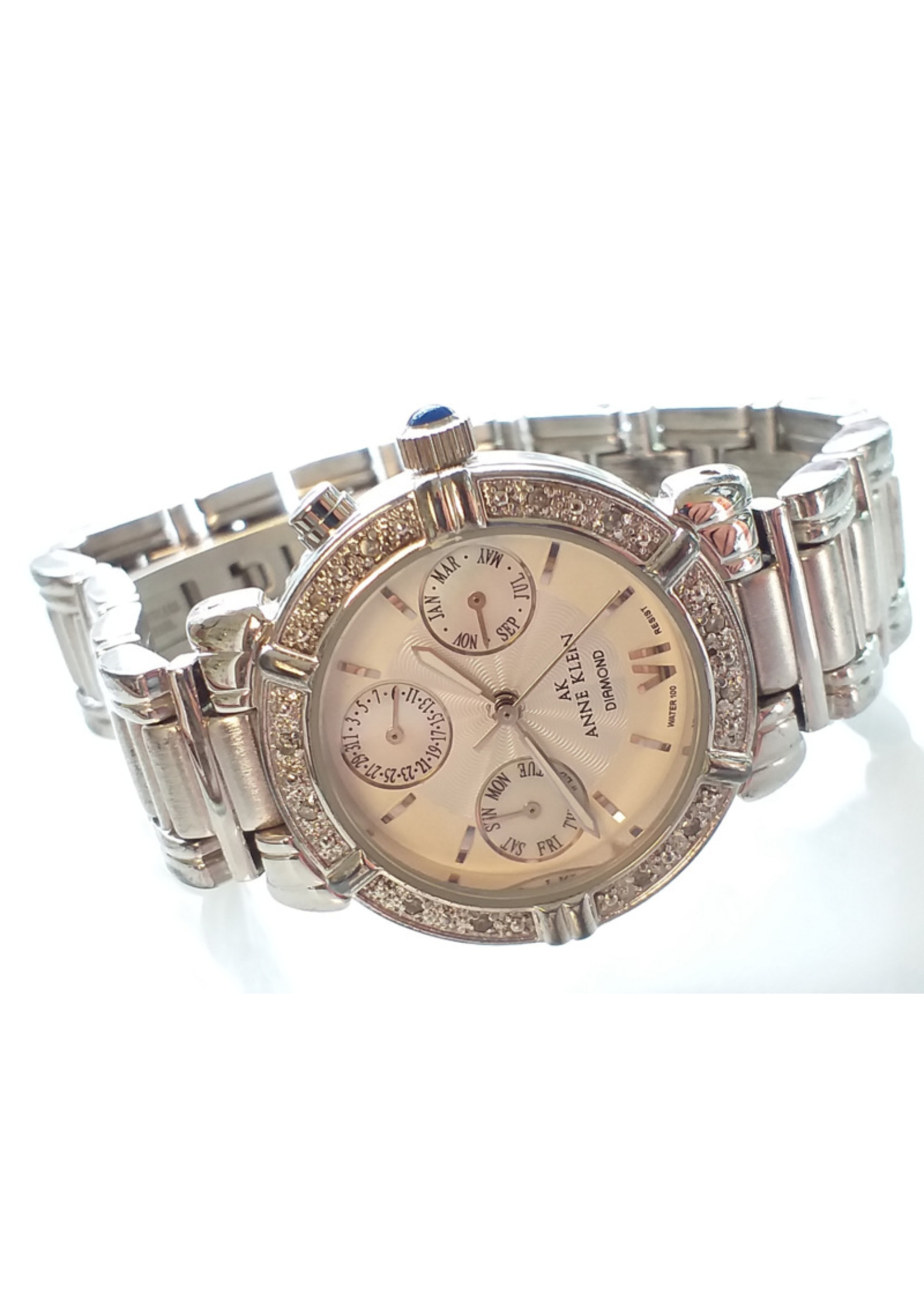 Vintage & Occasion Occasion Anne Klein horloge met diamant