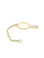 Vintage & Occasion Klemketting met knoopoog doublé