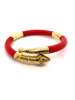 Vintage & Occasion Occasion gouden bangle armband met draak