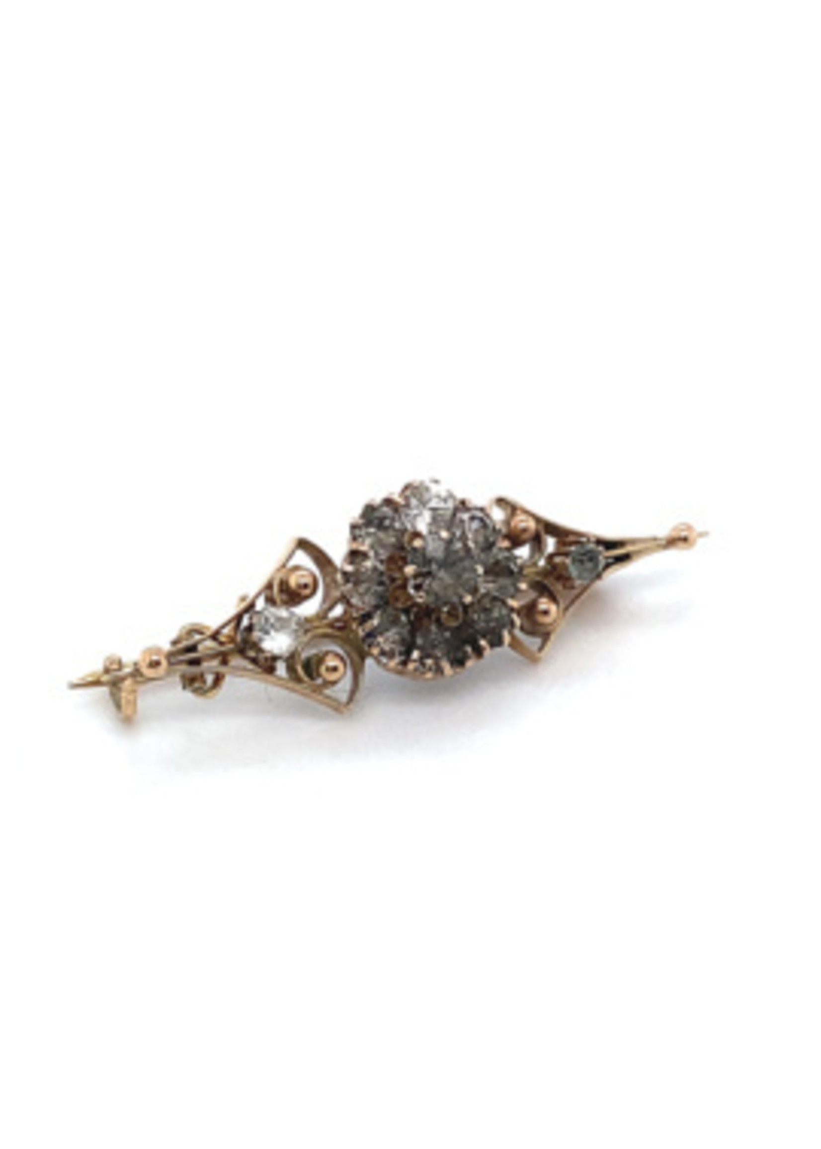 Vintage & Occasion Occasion gouden verfijnde broche