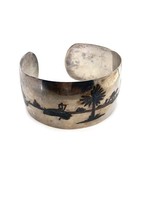 Vintage & Occasion Occasion zilveren bangle met Egyptische afbeeldingen