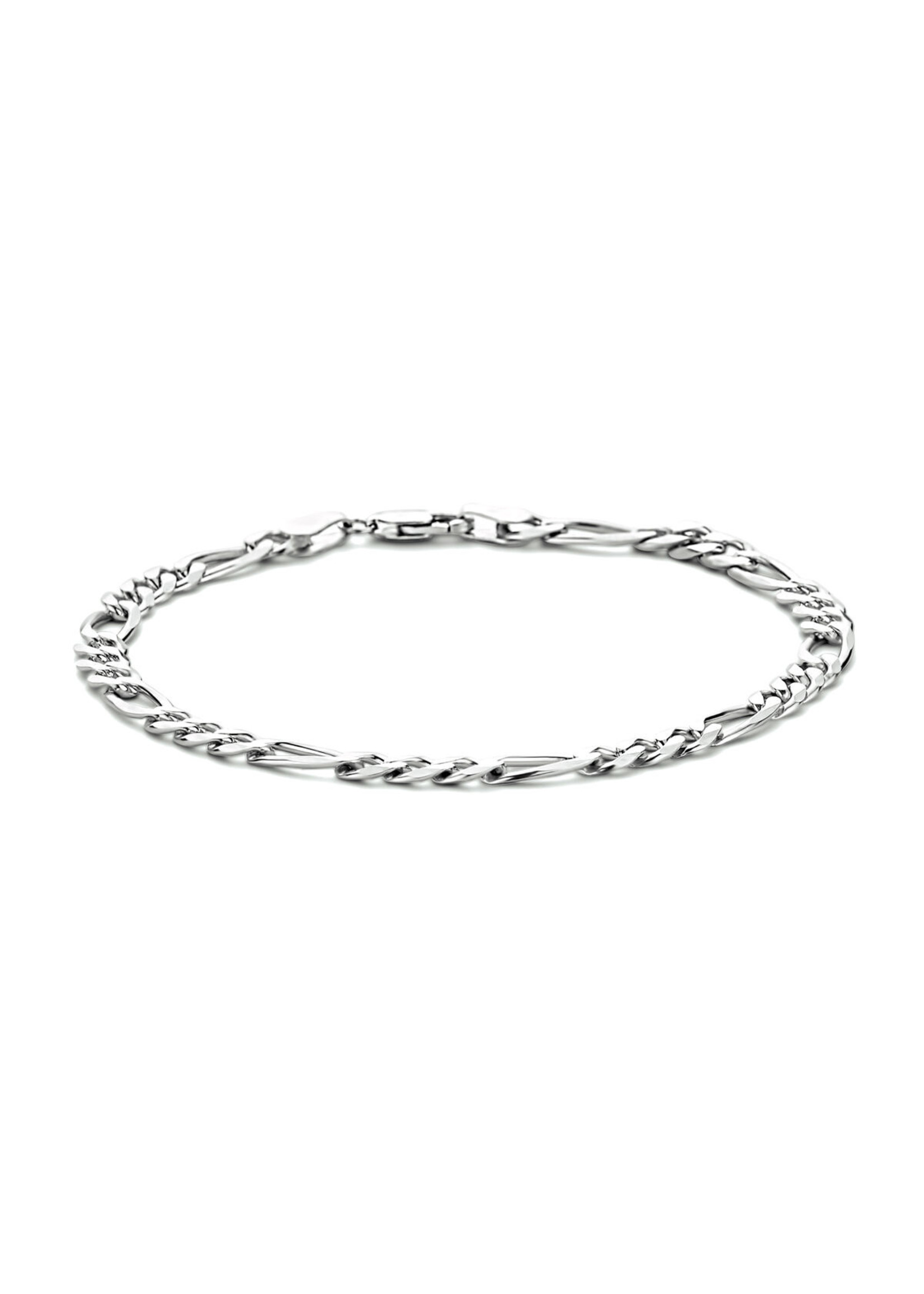 Cataleya jewels Cataleya Jewels Armband Figaro 5,0 mm 21 cm Zilver