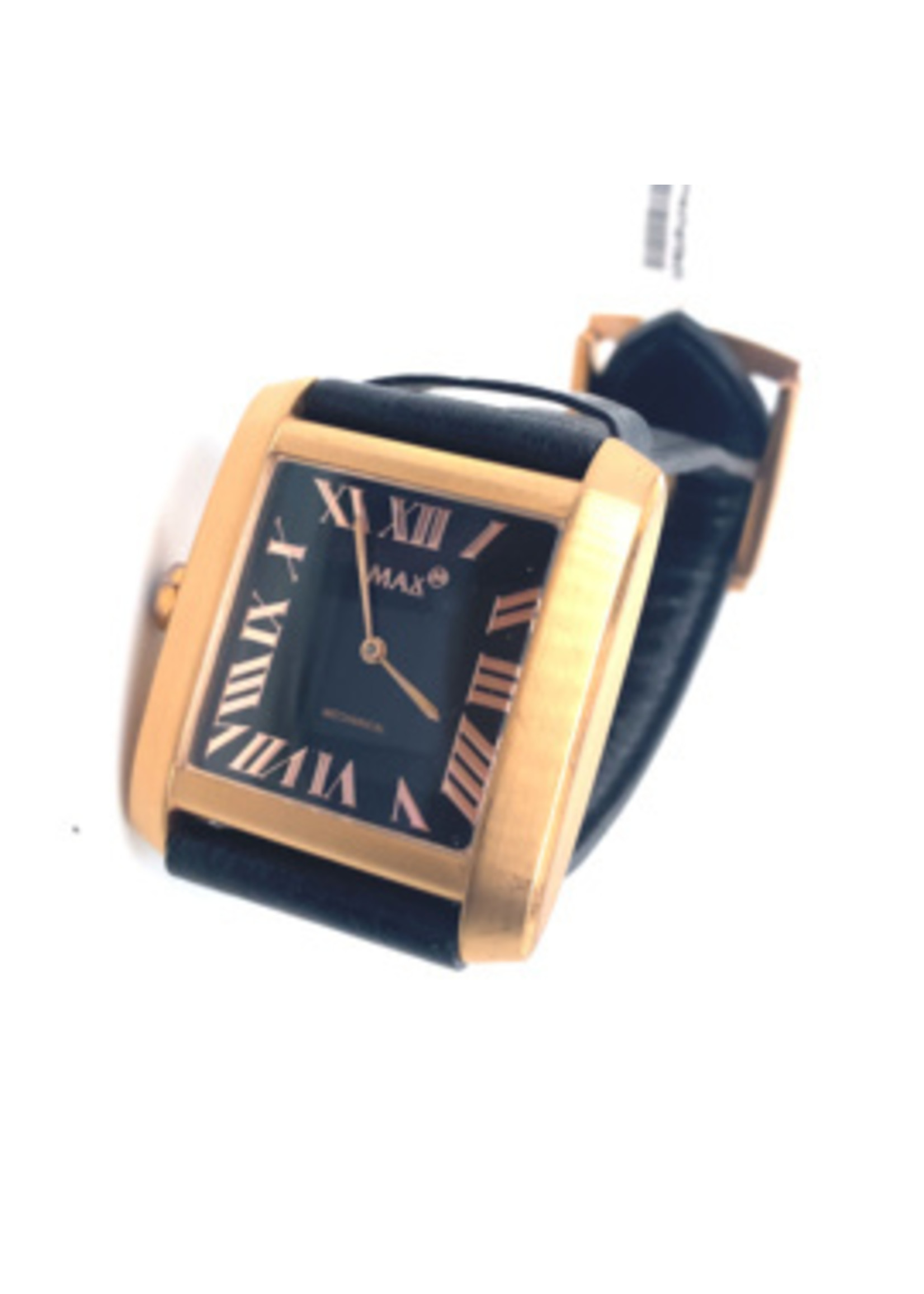 Vintage & Occasion Max XL Watches polshorloge dubbelzijdig, zwart en wit