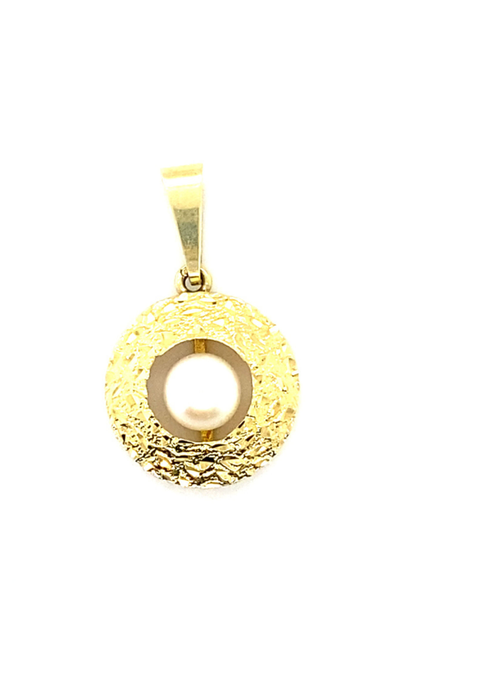 Vintage & Occasion Occasion bewerkte hanger met zoetwaterparel