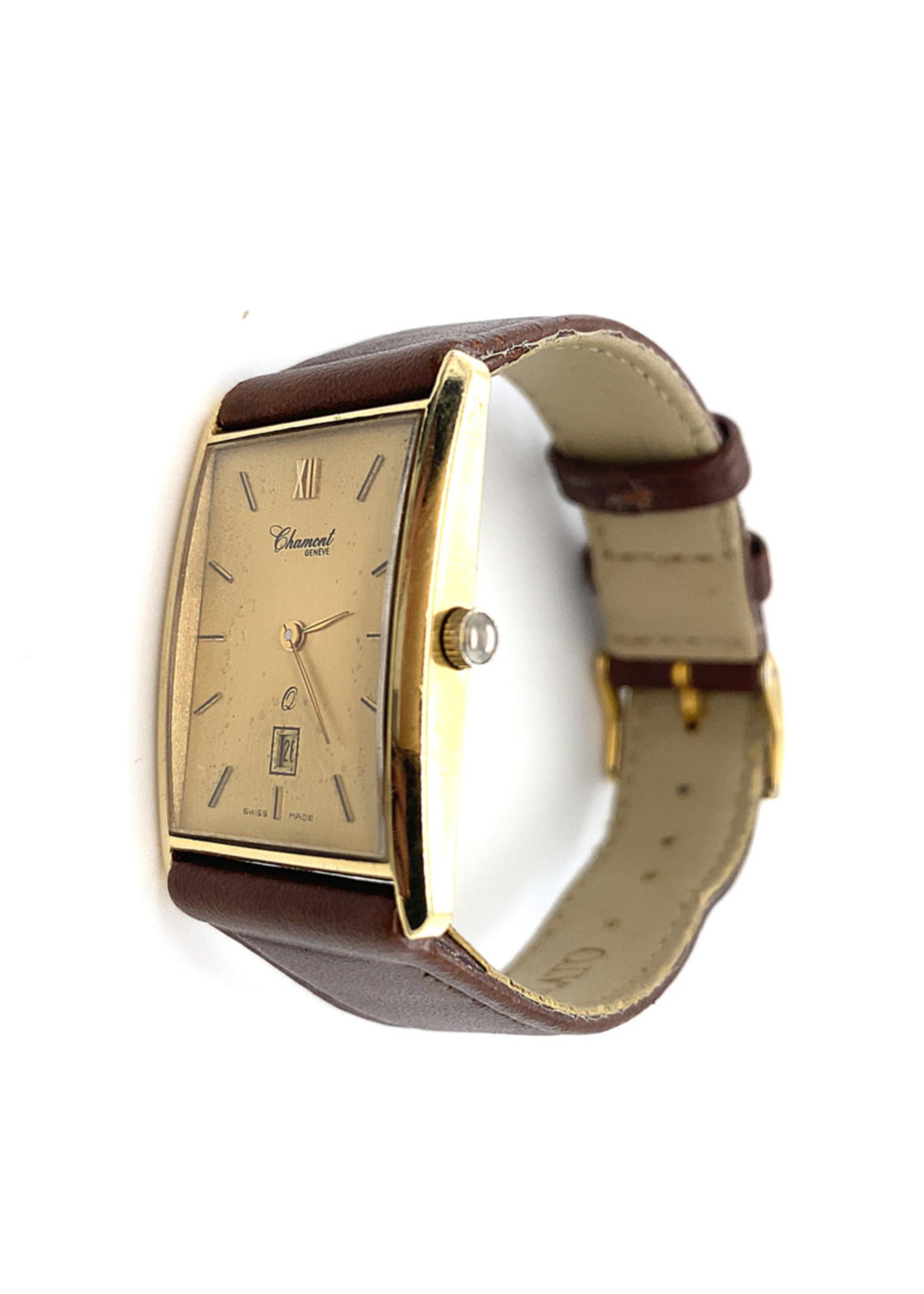 Vintage & Occasion Occasion geelgouden Chamont herenpols horloge