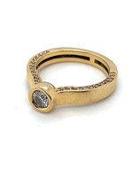 Vintage & Occasion Occasion gouden ring met 1.00ct