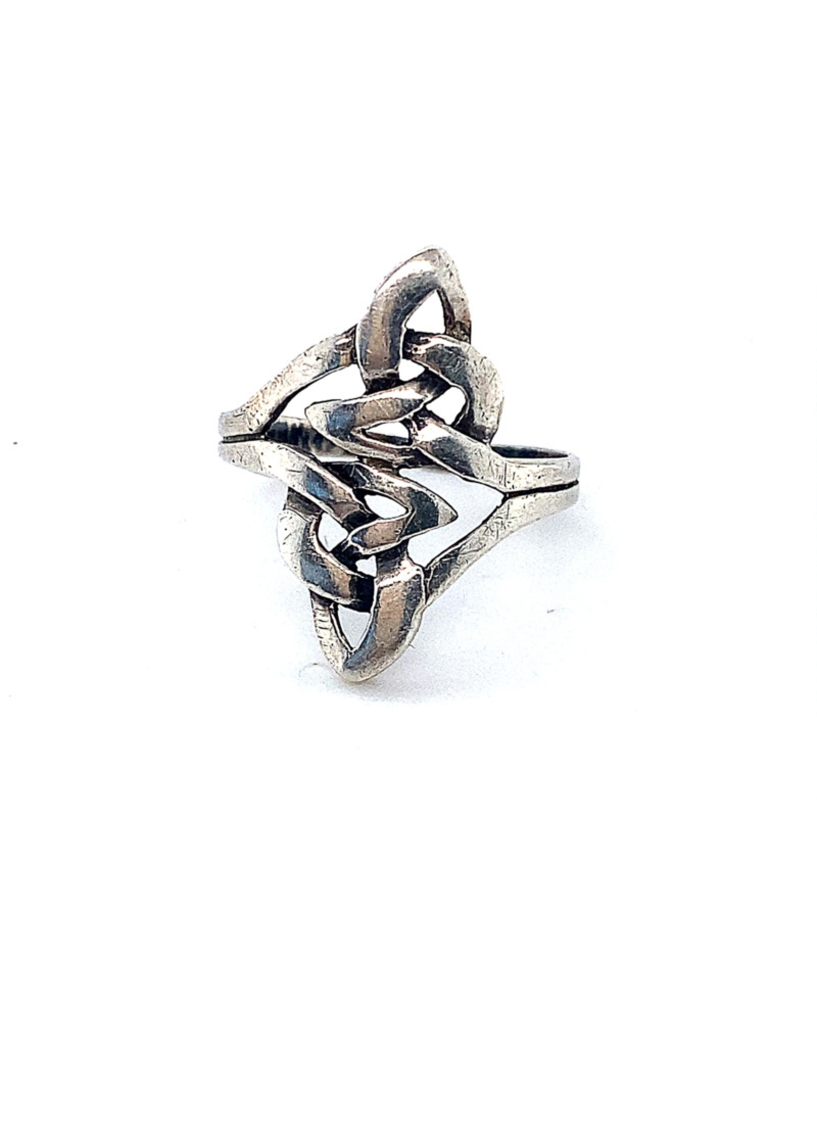 Vintage & Occasion Occasion zilveren fantasie ring